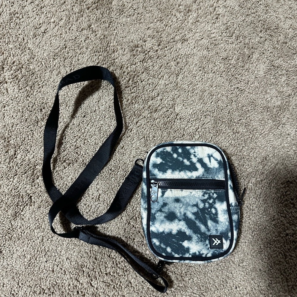 Stylish Black and White Crossbody Bag